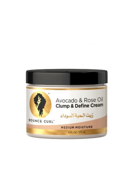 Bounce Curl Avocado & Rose Oil Clump And Define Cream - stylingový krém